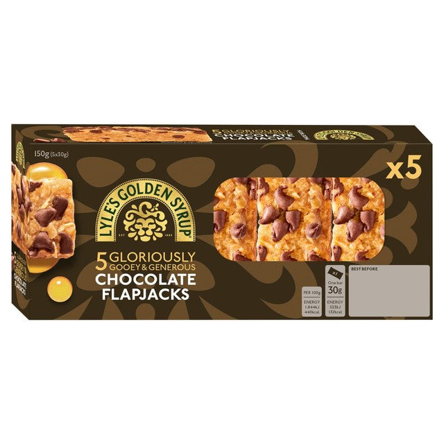 Lyle's Golden Syrup Chocolate Flapjacks 5 Pack, UK version