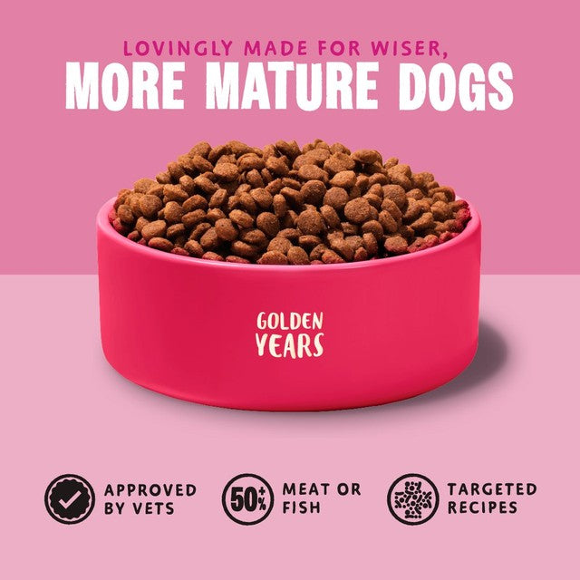 Barking Heads Golden Years dry dog food 2kg - British product