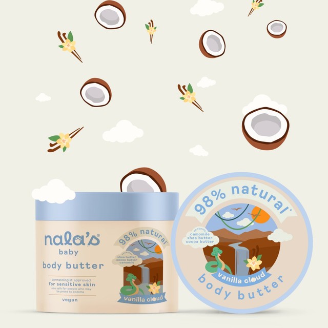 Nala's Baby Body Butter Vanilla Cloud - British product