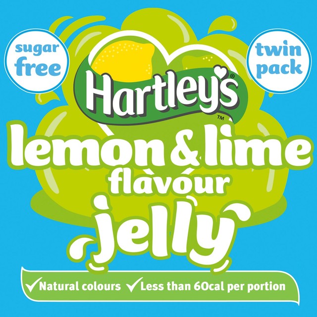 Hartley's lemon & lime jelly crystals 23g, UK version
