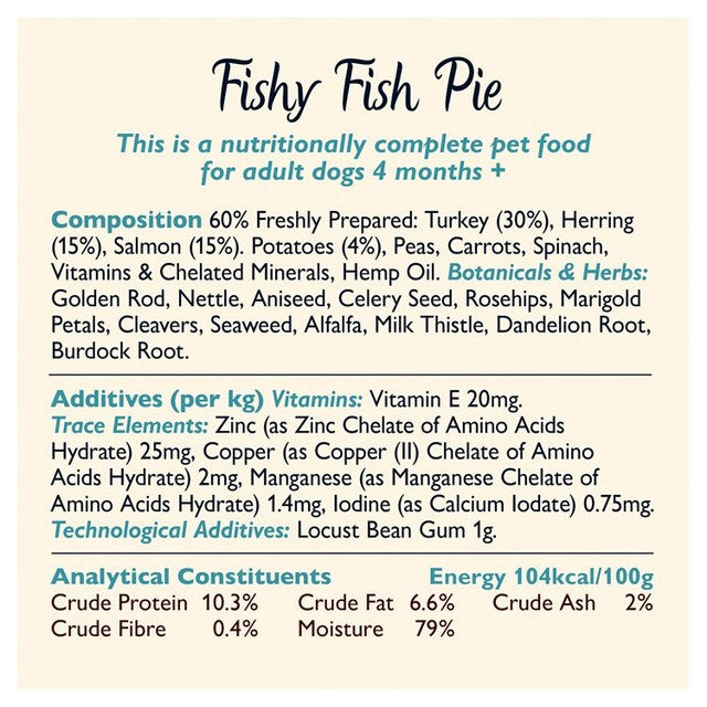 Lily's Kitchen grain free wet dog food mixed 4-recipe multipack 12 x 400g, UK version