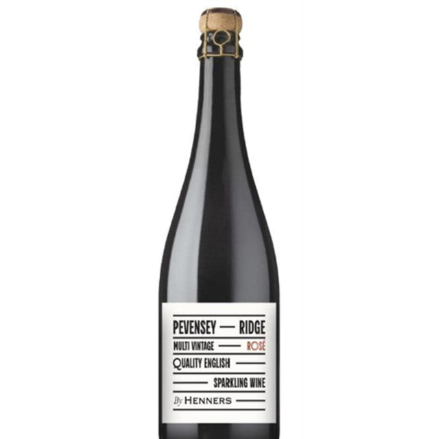 Henners Pevensey Ridge Rosé NV bottle, imported from the UK