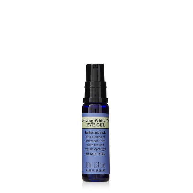 Neal's Yard white tea toning eye gel 10ml, imported from the UK