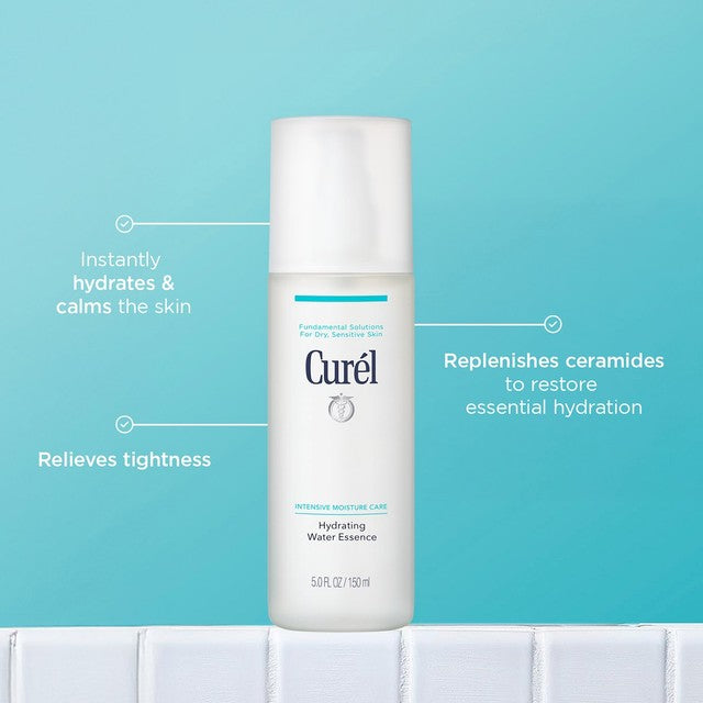 Curel hydrating water essence for dry sensitive skin, imported from the UK