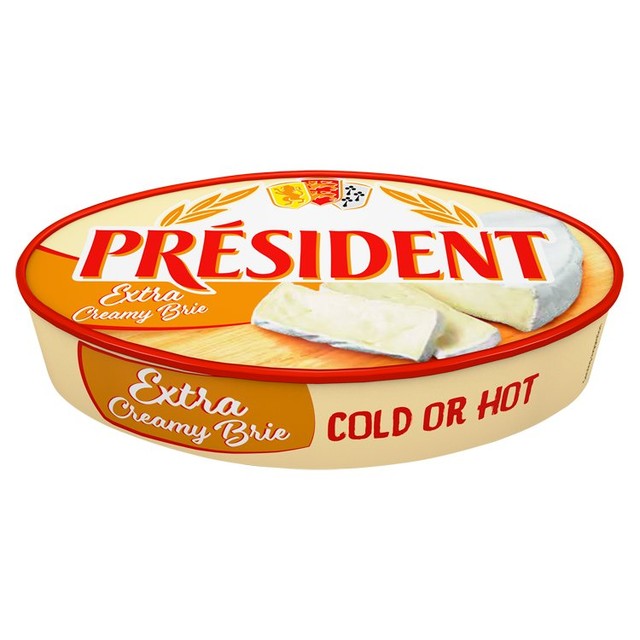 President Extra Creamy French Brie 200g, imported from the UK