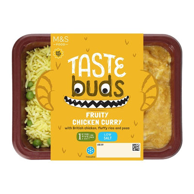 M&S Taste Buds Mild Chicken Curry with Rice Ready Meal 225g