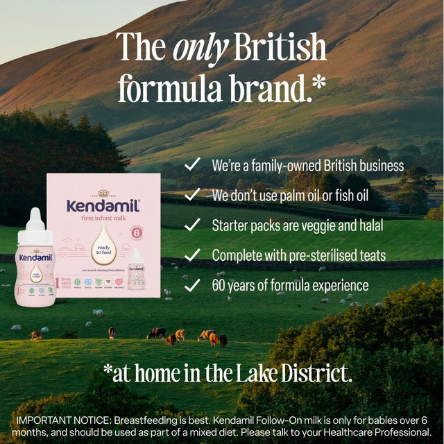 Kendamil Stage 1 First Infant Milk 6 x 70ml, UK version