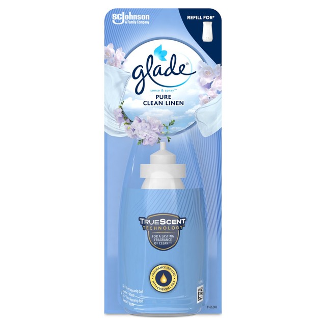 Glade Clean Linen air freshener refill 18ml, UK version