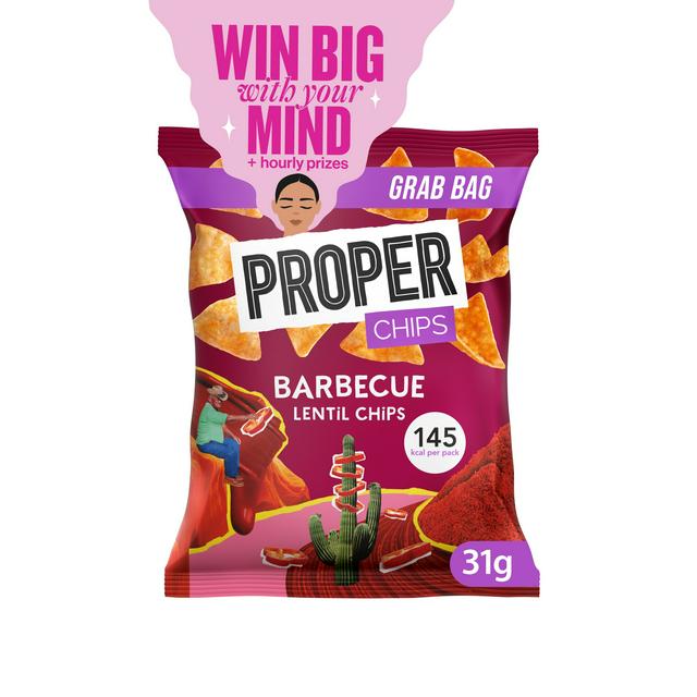 Proper Barbecue Lentil Chips 31g