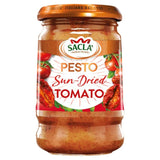 Sacla sun-dried tomato pesto in a jar (British brand)