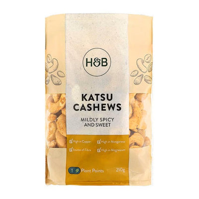 Holland & Barrett Katsu Cashew Nuts 210g