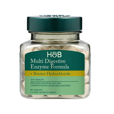 Holland & Barrett Enzymformel tabletter Fordøyelsesenzymer Kosttilskudd 90 tabletter