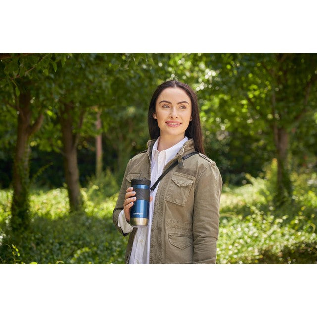 Contigo Byron Blue Corn Stainless Steel Travel Mug - British product
