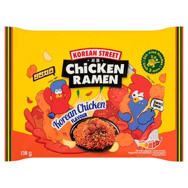 Korean Street Chicken Ramen 138g - British product