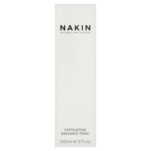 Nakin Anti-Ageing Exfoliating Radiance Tonic 150ml, imported from the UK