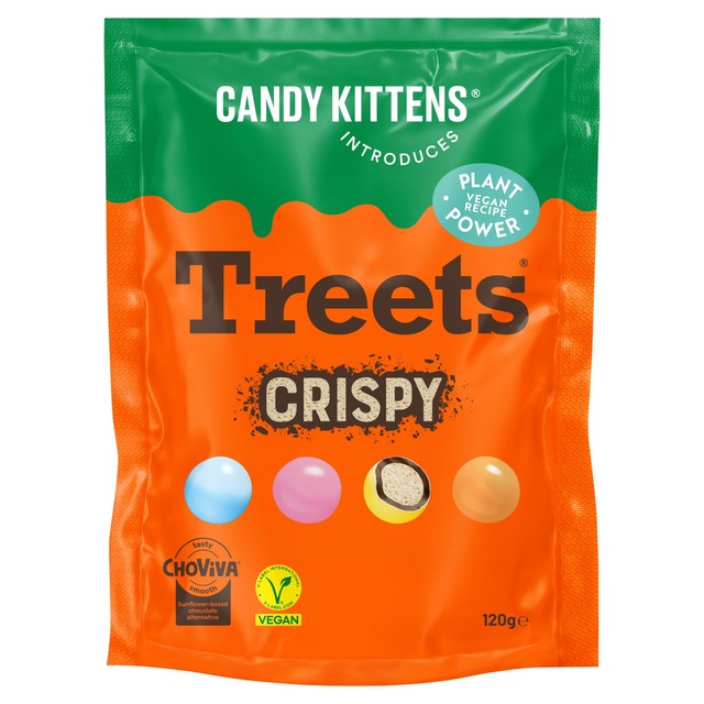 Candy Kittens Treets Crispy vegan snack 120g - British product