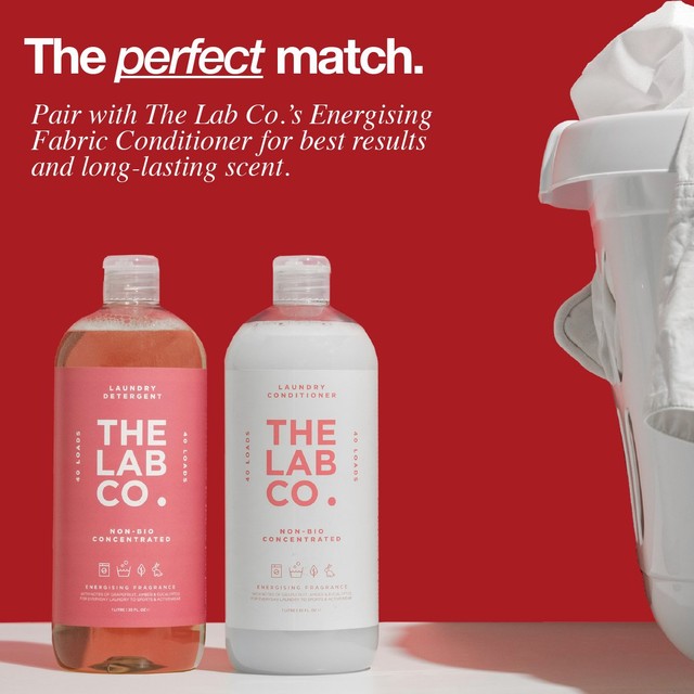The Lab Co. energising non-bio laundry detergent 1L (British brand)