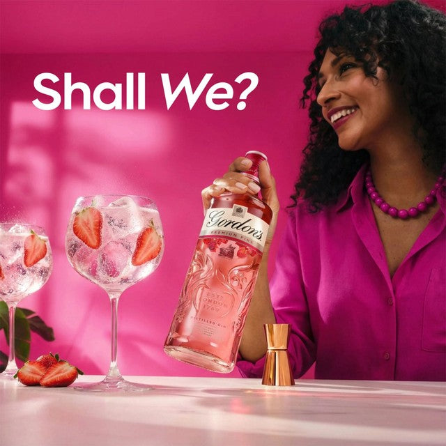 Gordon's Premium Pink flavoured gin 1L, UK version