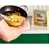 Pack'd Organic Super Sweet Sweetcorn frozen 450g, imported from the UK