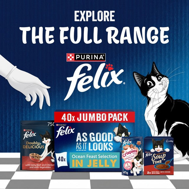 Felix cat food Ocean Feasts 12x85g - British product