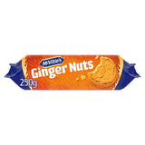 McVitie's Ginger Nuts sweet biscuits 250g, imported from the UK
