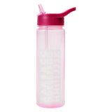 Polar Gear personalised A-Z sticker straw water bottle 600ml, imported from the UK