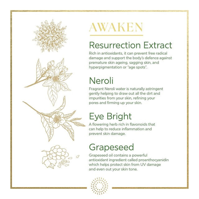 Dr Organic Evoke Awaken Brightening Eye Gel 10ml - British product