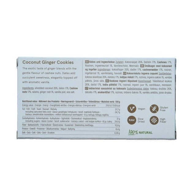 The Beginnings Berry Cookies Coconut & Ginger 80g (British brand)