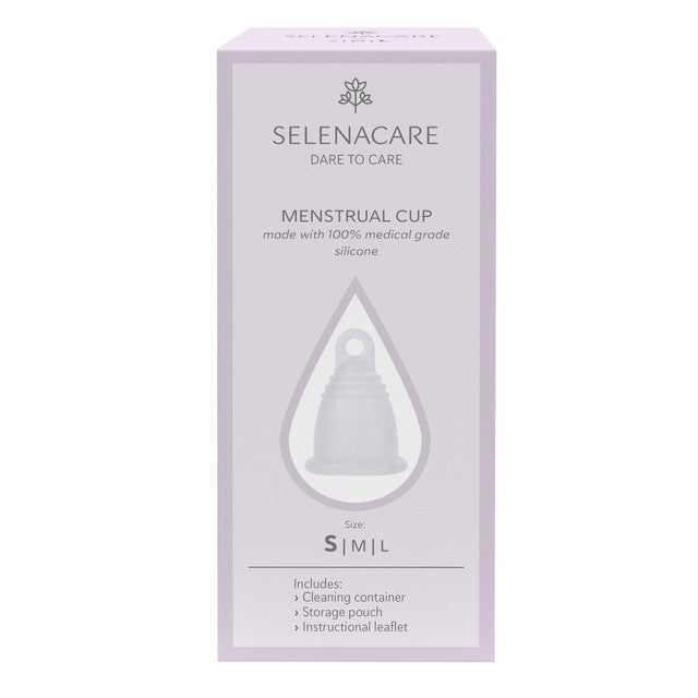 Selenacare Menstrual Cup Small medical grade silicone reusable hygienic (British brand)