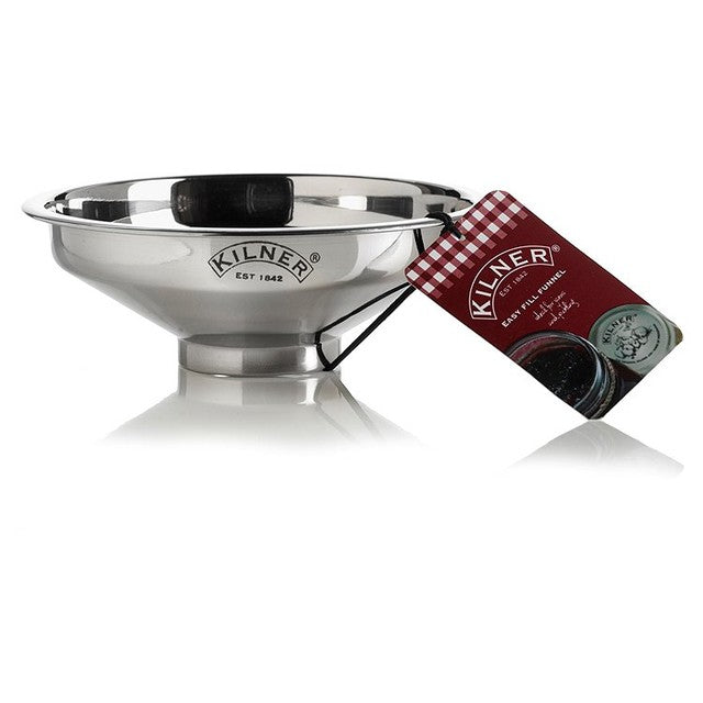 Kilner Stainless Steel Easy Fill Funnel 5 x 14.5 cm, UK version