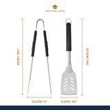 MasterClass barbecue tongs set 41cm & 42cm, imported from the UK