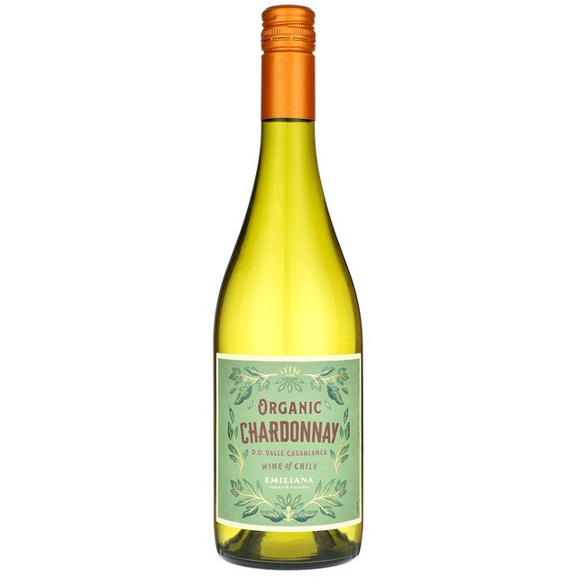 M&S Organic Emiliana Chardonnay white wine 75cl, imported from the UK