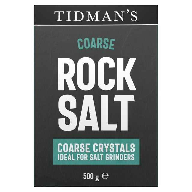 Tidman's Coarse Rock Salt 500g (British brand)
