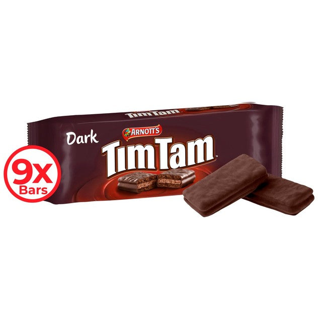 Tim Tam dark chocolate biscuits 163g (British brand)