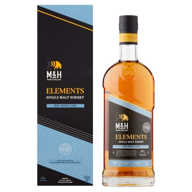 Milk & Honey Elements Red Wine Single Malt Whisky 70cl, imported from the UK