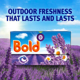 Bold laundry detergent capsules Lavender & Camomile 100 washes - British product