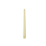 Bolsius metallic silver taper dinner candles 4 pack 24.5cm - British product
