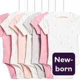 M&S floral bodysuit pink 7 pack newborn imported from the UK