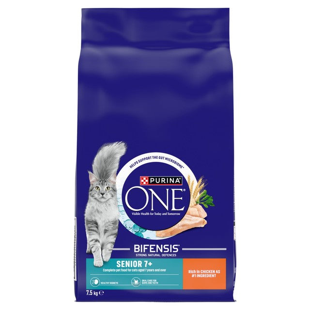 Purina One Senior 7+ Chicken Dry Cat Food - British product