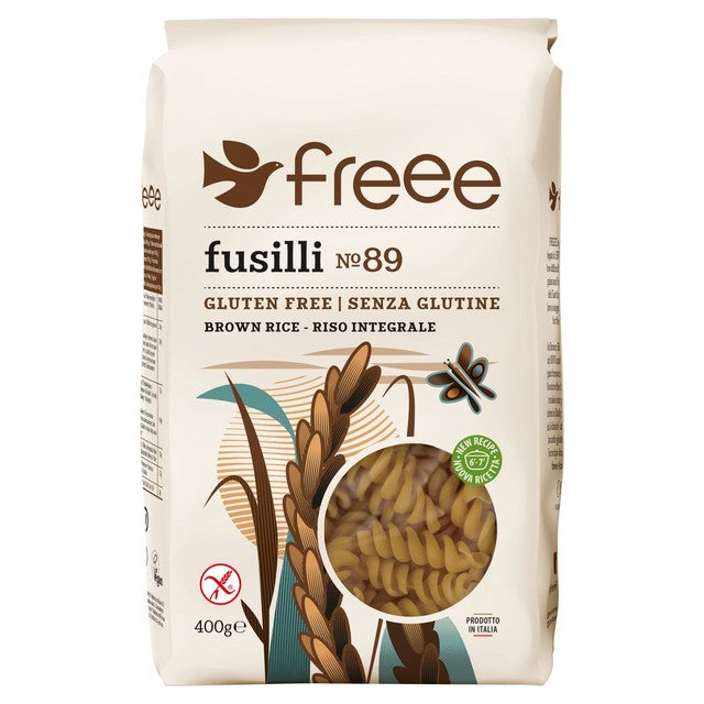 Freee gluten-free brown rice fusilli 400g - British product