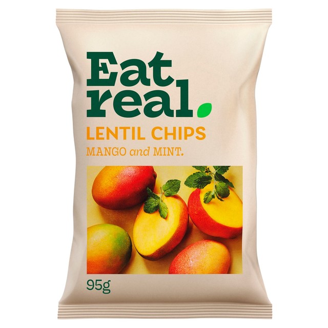 Eat Real lentil chips mango & mint 95g - British product
