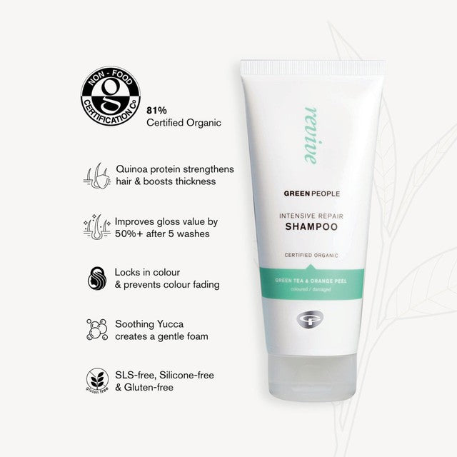 Green People Intensive Repair Organic Vegan Shampoo 200ml, UK version
