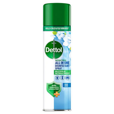 M&S Dettol All-in-One Antibacterial Spray Crisp Linen Disinfectant Spray 300ml- Buy online at McGrocer