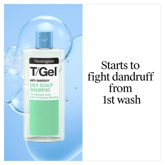 Neutrogena anti-dandruff oily scalp shampoo 250ml, imported from the UK