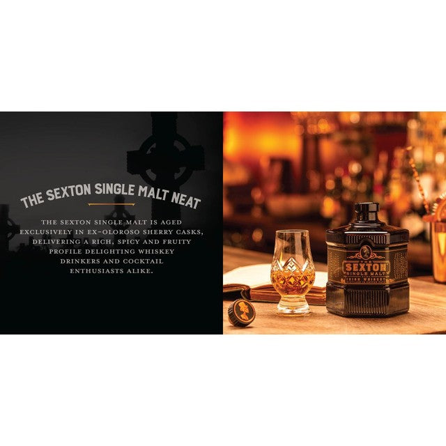 Sexton Single Malt Irish Whiskey 70cl (British brand)