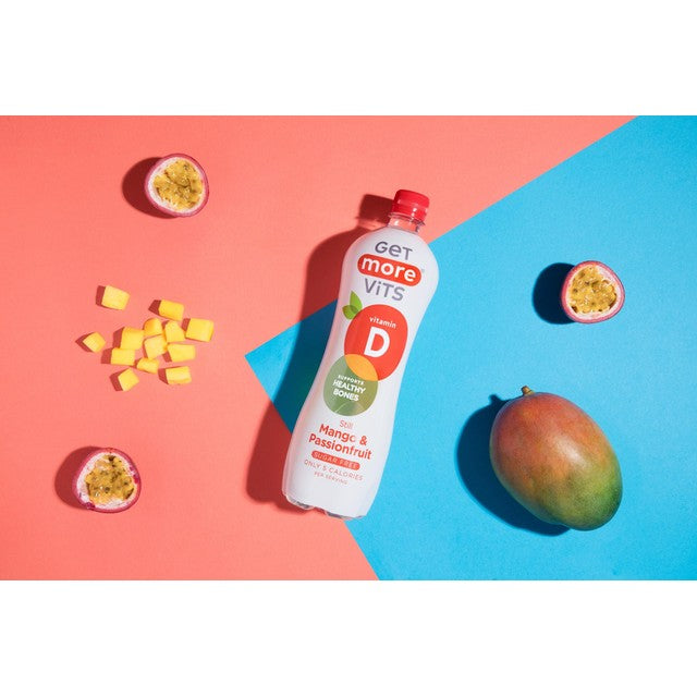 Get More Vits Vitamin D drink Mango & Passionfruit 1L, UK version