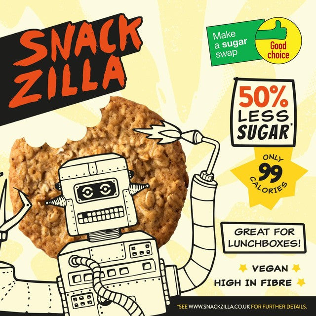 Snackzilla golden syrup oat cookies 4x30g (British brand)