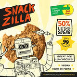 Snackzilla golden syrup oat cookies 4x30g (British brand)