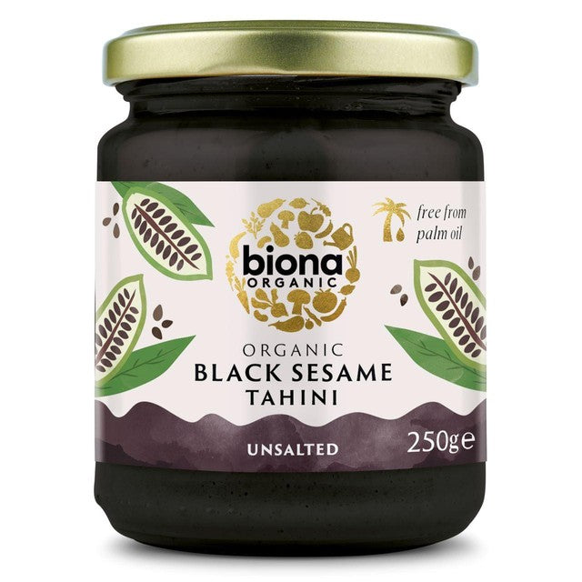 Biona Organic Black Tahini Sesame Paste 250g - British product