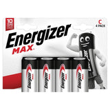Energizer C alkaline batteries 4-pack - British product